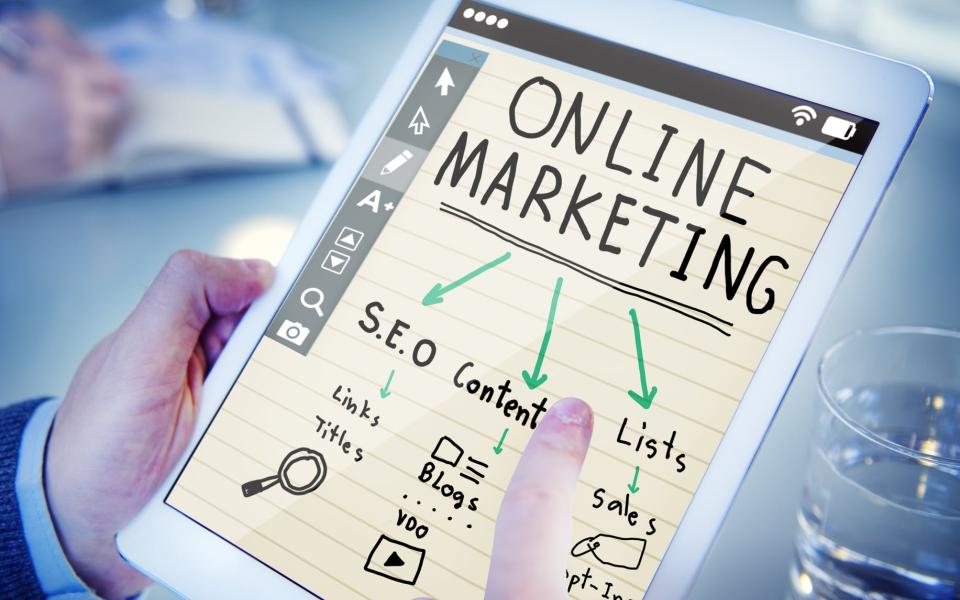 Online marketing image